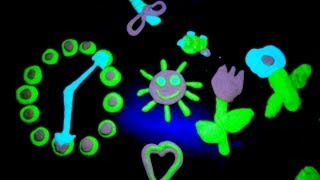 Homemade Glow In the Dark Playdough!