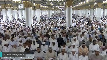 صلاة التراويح للشيخان خالد المهنا ومحمد خليل قارئ من المسجد النبوي ليلة 12 رمضان 1438
