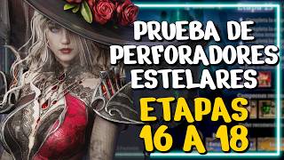 Lady Mina La Mejor! Guía Prueba de Facción Perforadores Estelares 16 a 18 #WoR en Español
