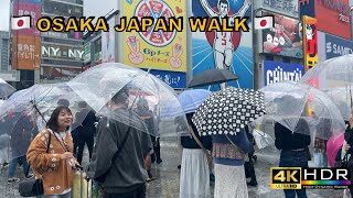 [4K] Osaka Walk 🇯🇵/Namba/Shinsaibashi/Japan/Walking