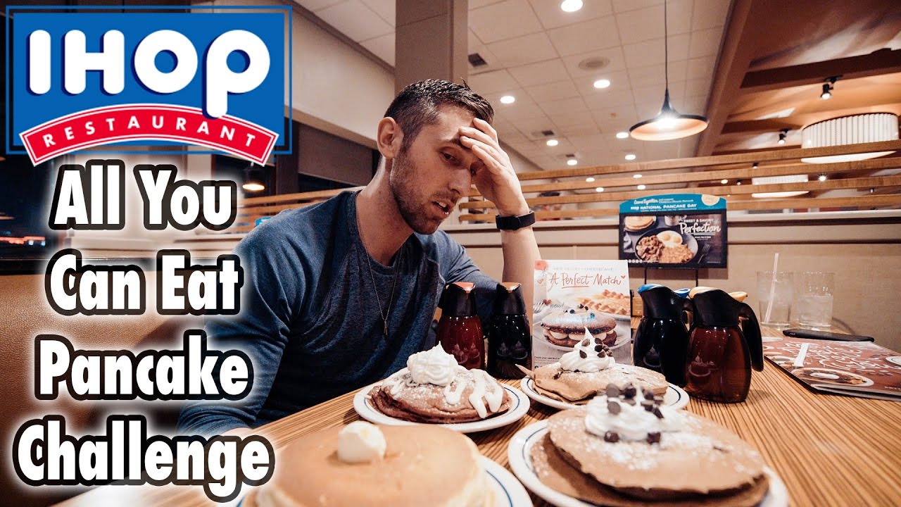 Ihop All You Can Eat Pancake Challenge Youtube