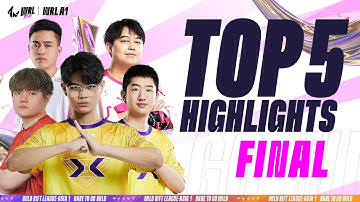 TOP 5 HIGHLIGHTS FINAL | WRL ASIA 2023