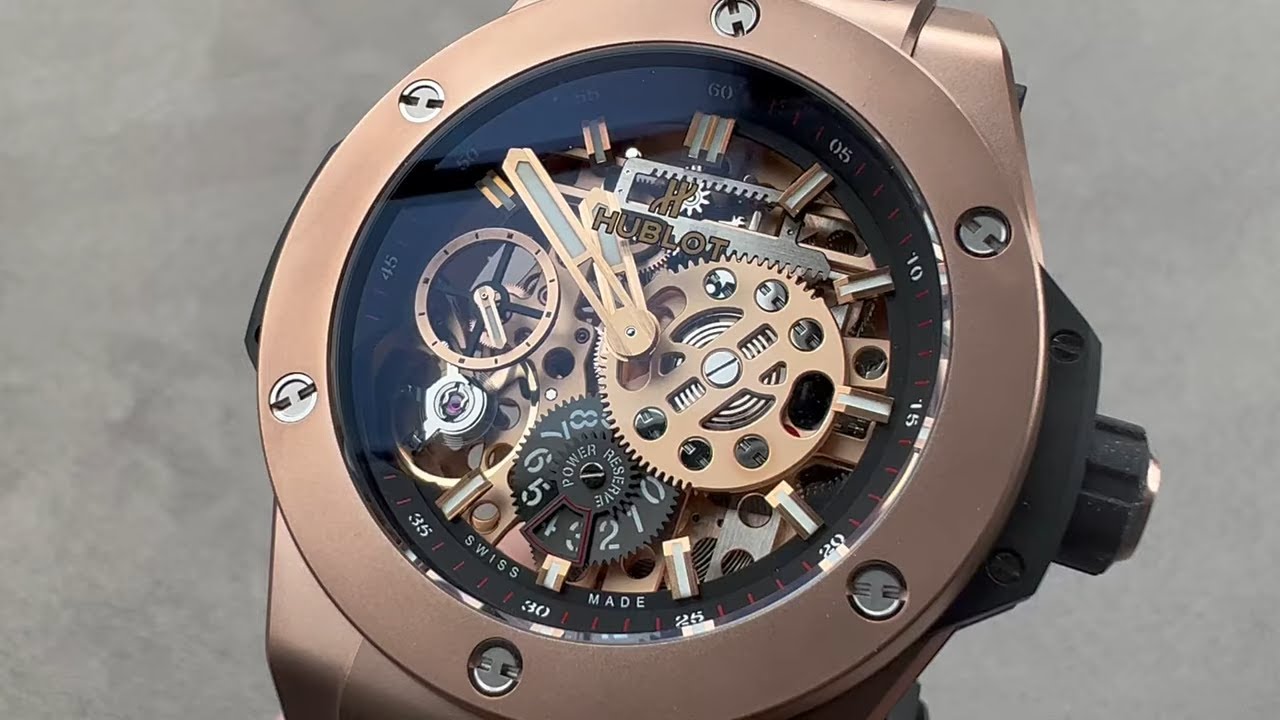 Hublot Big Bang Meca-10 King Gold Automatic 45mm 18k Rose Gold Skeleton  Dial 414.OI.1123.RX 2EPX05 - Beverly Hills Watch