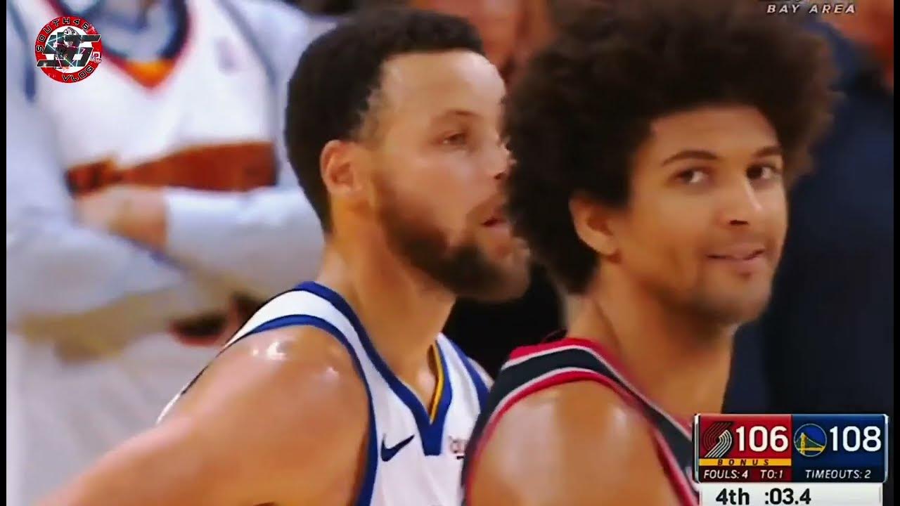 LAST 2 MINUTES INTENSE BATLE WARRIORS VS BLAZERS 110106 WARRIORS WIN YouTube