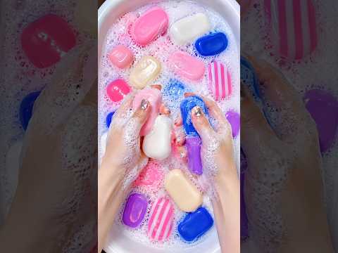 Satisfying Soap Foam ASMR 🤍 Wait For The End! #asmr #soapasmr #oddlysatisfying#soap#viralshorts