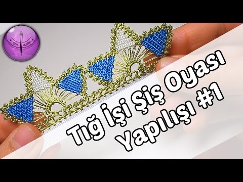 Tığ İşi Şiş Oyası Yapılışı #1 HD Kalite