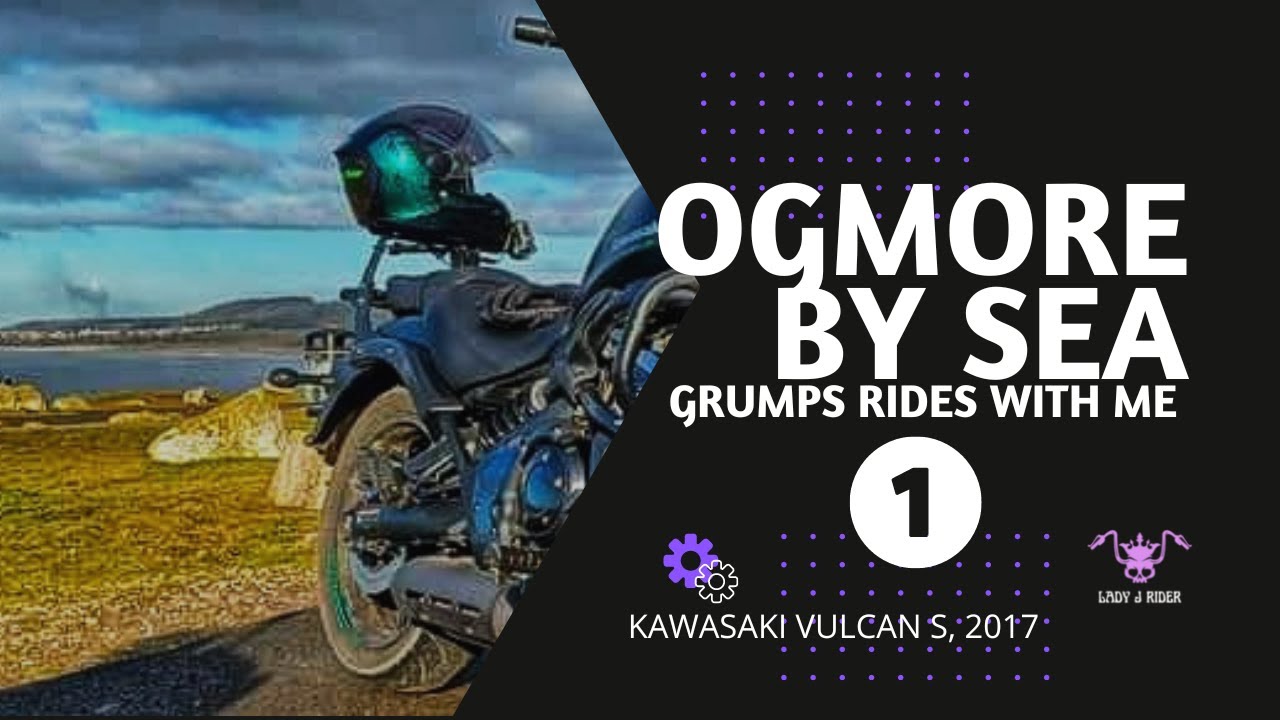 Ogmore by Sea - Grumps rides with me Part 1 - Kawasaki Vulcan S & BMW ...