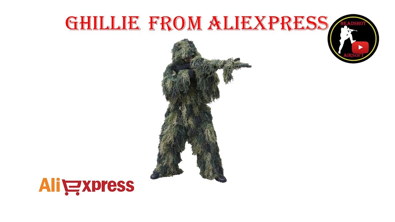 [ОБЗОР] Гилли с Алиэкспресс / GHILLIE FROM ALIEXPRESS / Маскхалат из ...