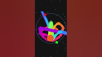 This ball gets bigger every bounce... until it EXPLODES 💥 ✨ #python #pygame #visual #physics