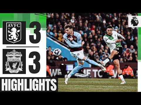 Quansah & Gakpo Goals in Six Goal Thriller | Aston Villa 3-3 Liverpool | Highlights