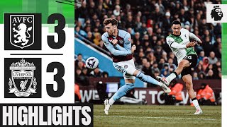 Quansah & Gakpo Goals in Six Goal Thriller | Aston Villa 3-3 Liverpool | Highlights