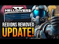 Helldivers 2  sony reversed a few blocked regions