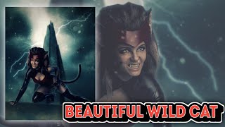 Beautiful Wild cat Photo Manipulation | picsay pro Tutorial screenshot 5