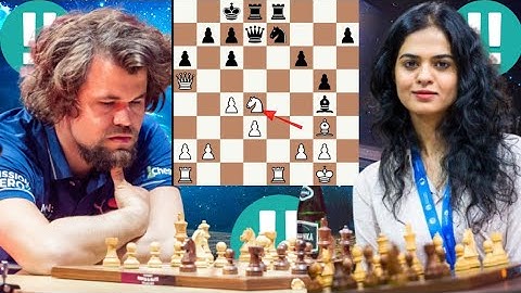 Wonderful chess game 16 , Tania Sachdev vs Magnus Carlsen 9