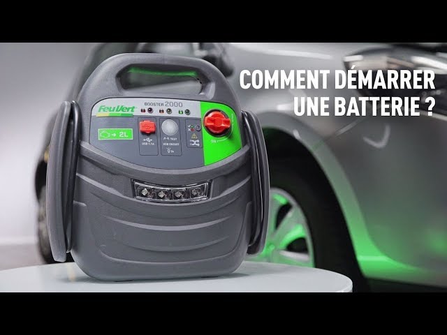 Booster batterie, chargeur de batterie, câble de démarrage - Feu Vert