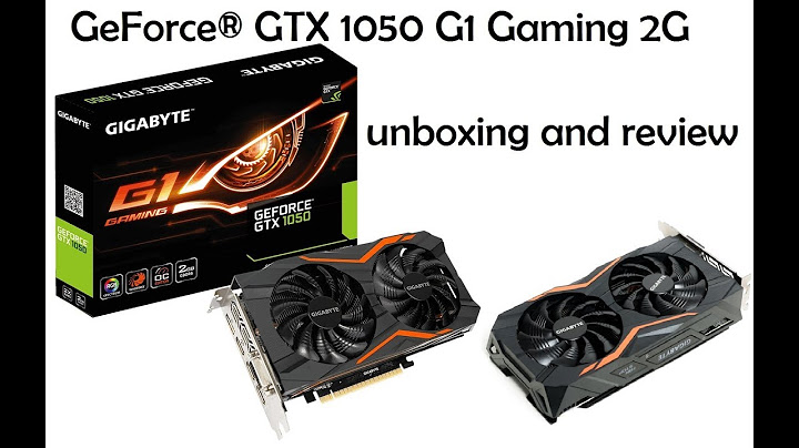 Gigabyte gtx 1050 oc 2gb review