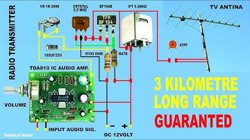 Long range radio transmitter | रेडियो ट्रांसमीटर कैसे बनाएं |