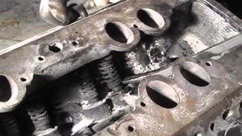FORD FLATHEAD VALVE REMOVAL (Basic Hand Tools)