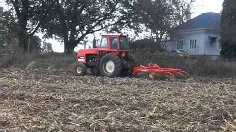 Allis-Chalmers 7020 & Chisel Plow