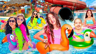 BELINHA, IRMÃS PINA, JESSICA, MARCELA E MC DIVERTIDA SE DIVERTEM NO PARQUE AQUÁTICO