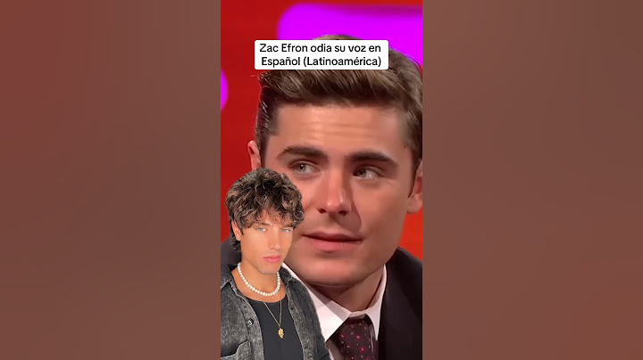Zac Efron no soporta su voz en español en High Scool Musical #cine #zacefron