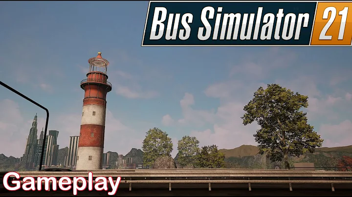 Bus Simulator 21 Gameplay - NEW West Oakwood to Gold Island Route