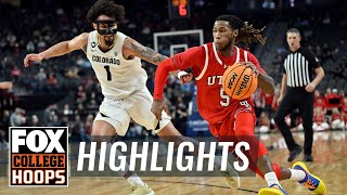 Utah vs. Colorado Pac-12 Tournament Highlights | CBB on FOX by FOX Sports 6,588 views 1 month ago 6 minutes, 14 seconds