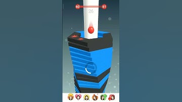 stack ball level 53 #shorts #minigames #trending