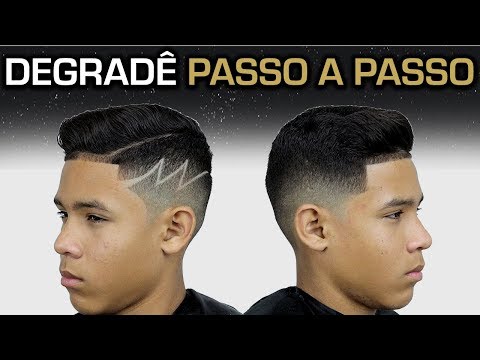 Melhores riscos para fazer no corte degradê em v #cabelo #estilo #risc