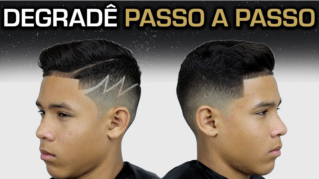 corte degrade cabelo