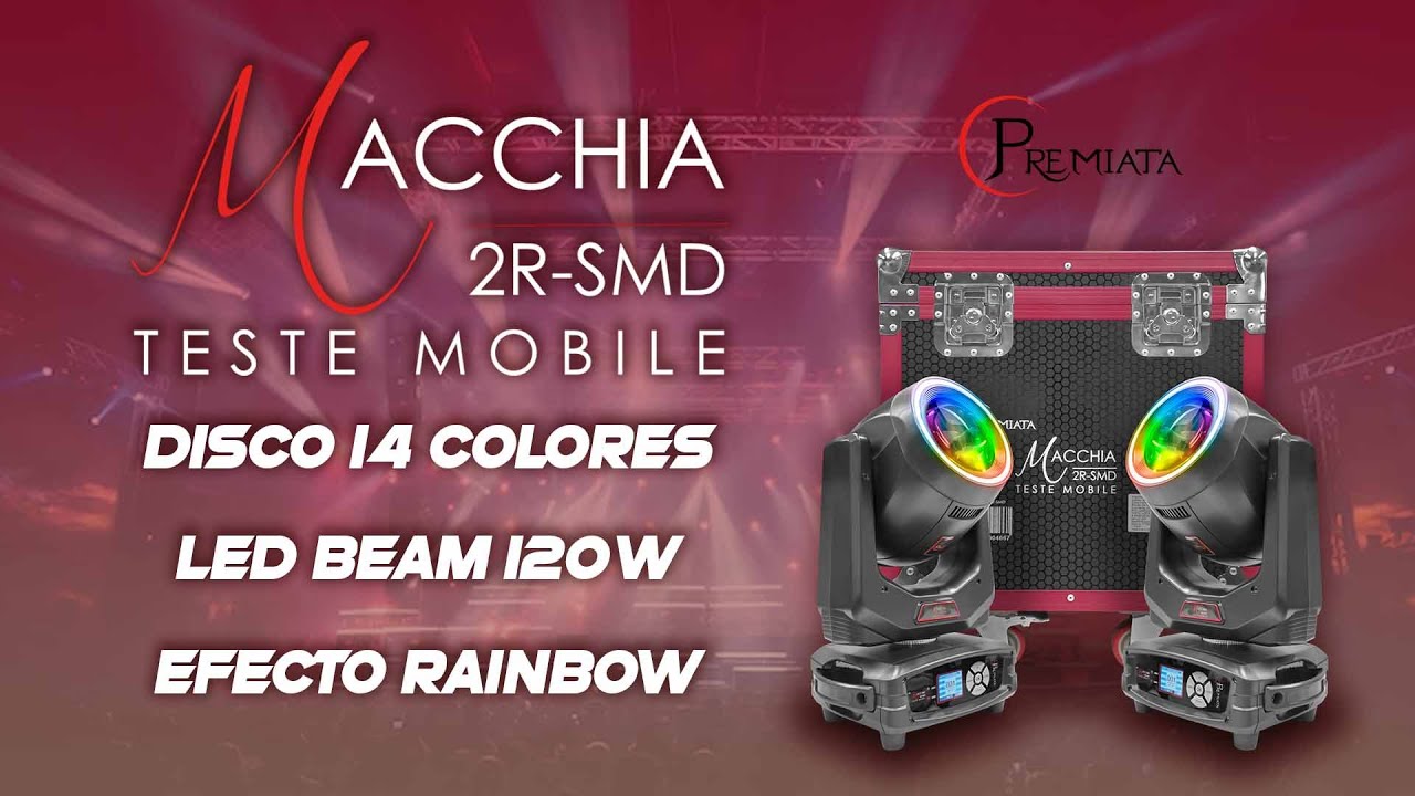 Par De Cabezas Robóticas 2r Más Case Macchia-2r 120watts