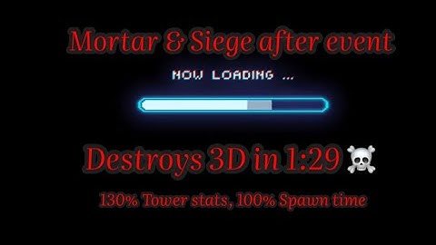 DomiNations : Drone Command, Mortars & Siege destroys 3D in 1:29
