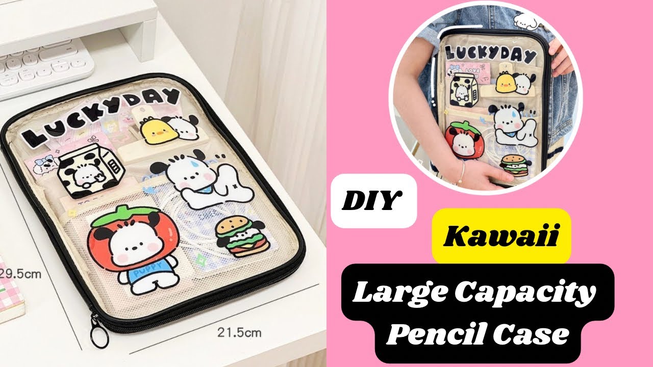 DIY Cute Homemade Pencil Case / how to make kawaii Pencil box