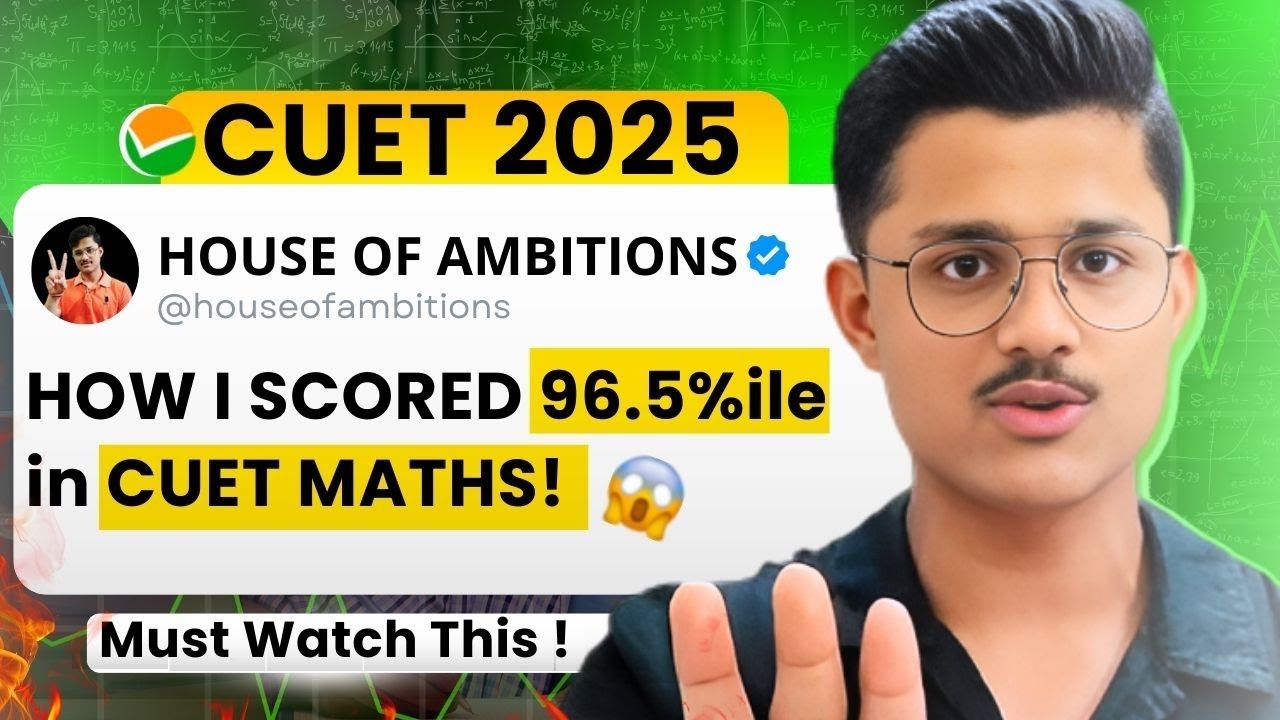 Math Score 96 HOW I SCORED 96.5%ile IN MATHEMATICS🤯HOW TO SCORE FULL MARKS IN MATHS ...