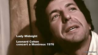 Lady Midnight - Leonard Cohen concert a Montreux 1976