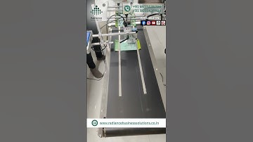 Radiance automatic machine with stacker conveyor for high production Capacity. #automaticmachine