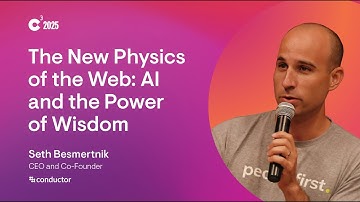 The New Physics of the Web: AI & the Power of Wisdom | Seth Besmertnik, C3 2025