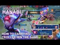 HOW I’M CARRYING TROLLER WIN THE GAME ! LAST PICK LAYLA FOR TROLL ! SOLO RANK - HANABI TOP GLOBAL -