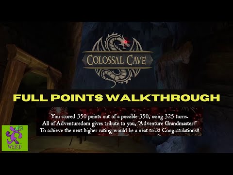 Colossal Cave Reimagined - FULL POINTS Walkthrough in 1 Hour