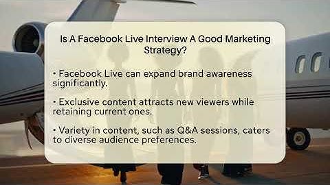 Is A Facebook Live Interview A Good Marketing Strategy? - Everyday-Networking