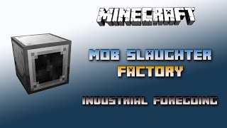 Mob Slaughter Factory 💎 Minecraft Industrial Foregoing Tutorial 💎 Deutsch / German