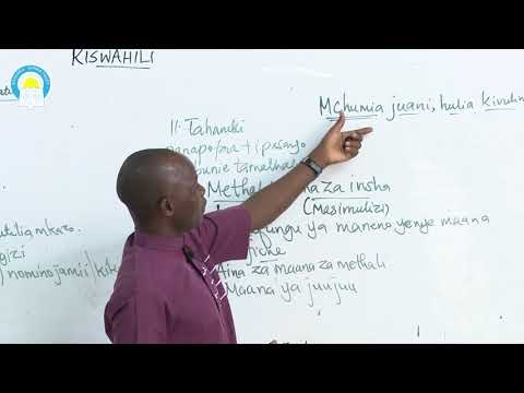 Class 8 - Kiswahili - Topic: Tamathali za Usemi Katika uandishi wa insha, By; Tom Nyambeka.