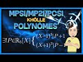 [MPSI/MP2I/PCSI] Polynômes - exo de khôlle corrigé (détermination d'un polynôme par divisibilité)