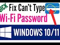 Keyboard Not Working When Connecting to WiFi