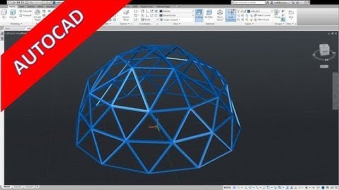 Userwish - Dome - Kuppel - Autocad 2018 Training - Part Design