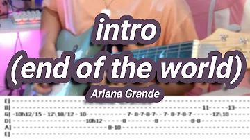intro(end of the world) |©Ariana Grande |【Guitar Cover】with TABS