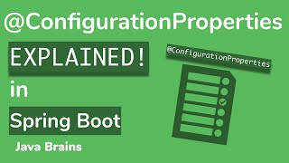 ConfigurationProperties explained -  Microservice configuration with Spring Boot [06]