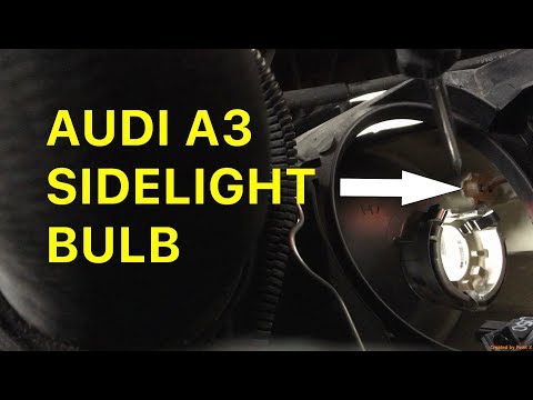 How To Easily Replace an Audi A3 Sidelight/Parking Light Bulb Yourself