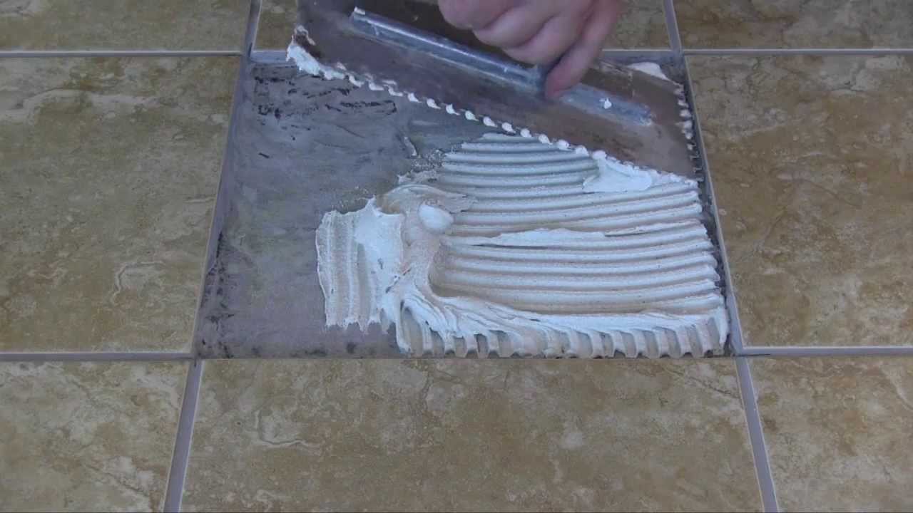 Removing And Replacing A Broken Tile, How To Replace Broken Porcelain Tile