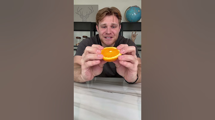 The best way to peel an orange?!